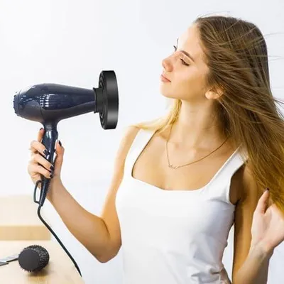 Produktbild von Diffusoraufsatz für Haartrockner, professioneller Föhn-Diffusor zum schnellen Trocknen für kräuselfreies Haar