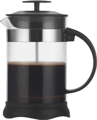Produktbild von French Press Coffee&Tea Maker Hitzebestaendige Borosilikat-Kaffeekanne fuer Home Office Hochdichter Edelstahlfilter, 800ml