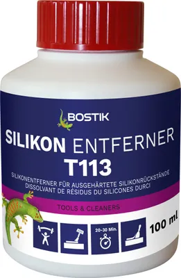 Produktbild von Bostik T113 Silikon Entferner Reiniger 100ml Dose mit Applikator