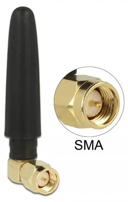 Produktbild von DELOCK WLAN 802.11 Antenne SMA Stecker 90° 2 dBi