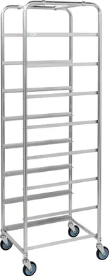 Produktbild von Kongamek Kistenwagen 460x590x1880mm verzinkt mit 8 Böden ohne Bremse