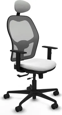 Immagine prodotto di Sedia da ufficio con poggiatesta Jorquera Piqueras y Crespo 1D036N1 Bianco