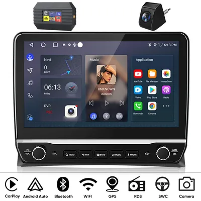 Produktbild von 10.1" Android 15 Carplay Autoradio Für VW T5 Multivan 2008-2015 GPS Navi WIFI BT DAB+ SWC USB  DSP Kamera 2GB+64GB