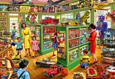 Obrázok produktu pre Bluebird puzzle Interiéry hračkárstva - 1000 dielikov