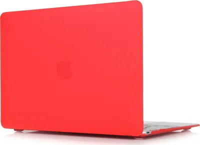 Produktbild von Mobigear Matte MacBook Air 11 Zoll (2010-2016) Hardcase Hülle MacBook Case - Rot - Model A1370 / A1465