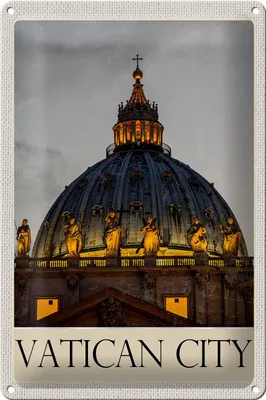 Produktbild von Blechschild Reise 20x30cm Vatikan Architektur Kirche Urlaub