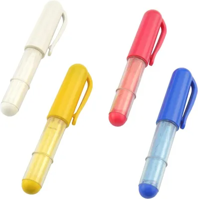 Productafbeelding van Textiel Markers - Stof Pennen - Patronen Tekenen - Fijne Punt - 4 Stuks - Multicolor