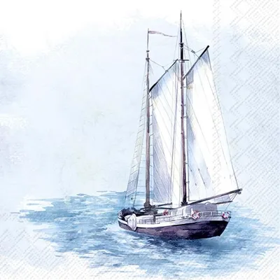 Produktbild von Servietten 33x33 cm - SAIL AWAY
