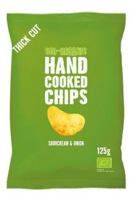 Productafbeelding van Trafo Chips handcooked sour cream & onion  (125 gr)