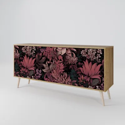 Immagine prodotto di Spacerebels cassettiera a 3 ante - credenza cassettiera - credenza alta - mobile armadio - soggiorno camera da letto - 57,5×164,5×42 (HxLxP)