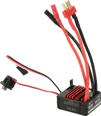 Zdjęcie produktu dla 60A Elektryczny regulator prędkości Silnik szczotkowy 540 ESC Części zamienne RC akcesoria