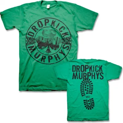Zdjęcie produktu dla Dropkick Murphys - Koszulka z nadrukiem "Boot", rozmiar S