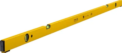 Produktbild von STABILA Wasserwaage Type 70 P-2-2, 180 cm, leichtes Alu-Profil, 2 Horizontal-Libellen, 2 Vertikal-Libellen, fest montierte Abstandhalter,  Germany