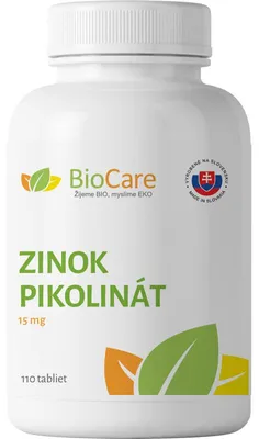 Zdjęcie produktu dla Cynk – pikolinian – 15 mg, 110 tabletek