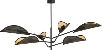 Zdjęcie produktu dla Żyrandol Emibig 6xE14 40W VENE 6 BLACK/GOLD 1158/6