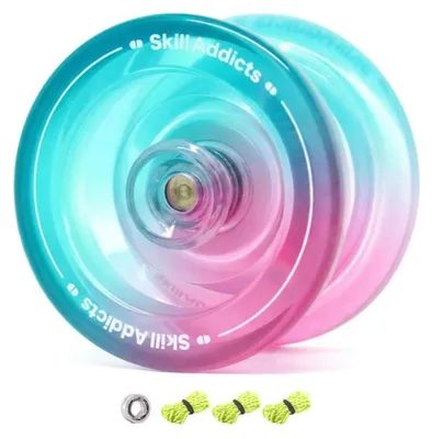 Produktbild von Jo-Jo Einsteiger-Jo-Jo Yo-Yo Kugellager Dreifach - Kunststoff mit Metallkern - Für Kinder und Anfänger - Zum Erlernen von Yo-Yo-Tricks