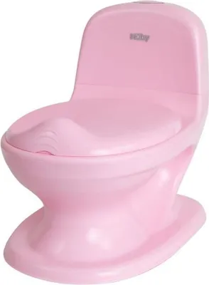 Produktbild von Nuby My Real Potty Musik Töpfchen, Rosa, Soundeffekte, Rutschfeste Basis, Integrierte Feuchttuchbox