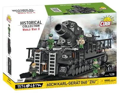 Produktbild von COBI 60 cm Karl-Gerät 040 ZIU, Bausatz, 3 Jahr(e), Kunststoff, 1574 Stück(e)