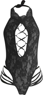 Produktbild von Sinnliches Set - Body mit Spitze - stilvolles Outfit - Damenunterwäsche - für Frauen