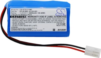 Obrázek produktu pro TECHTEK Baterie kompatibilní s [Biocare] ECG-1200, ECG-1201, ECG-1210 nahrazuje HYLB-293, pro HYLB-683