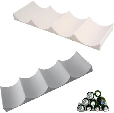 Productafbeelding van Wijnrek, Europees design, set van 2, kunststof