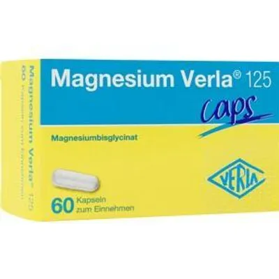 Produktbild von MAGNESIUM VERLA 125 Caps, 60 St.