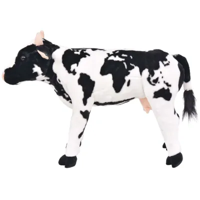 Immagine prodotto di Mucca in Peluche in Piedi Nera e Bianca XXL