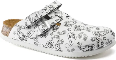 Produktbild von Birkenstock Kay SL Paisley Black/White Größe EU 41 Schmal