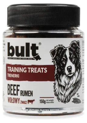 Produktbild von BULT | Trainingssnacks für Hunde Rinderpansen - Hundeleckerli Beutel 150 g - proteinreich - ohne Huhn - 75% Fleischanteil