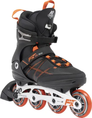 Produktbild von K2 Skates F.I.T. 80 ALU Inline Skates Herren  schwarz - rot  Größe EU: 43.5