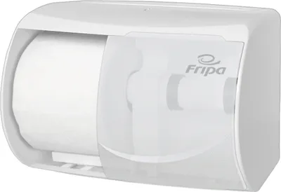 Produktbild von Fripa Toilettenpapier-Spender für 2 Rollen Kunststoff weiß (ohne Rollen)