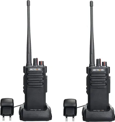 Produktbild von Retevis RT29 Funkgeräte set, Große Reichweite, 3200 mAh, VOX, 16 Kanäle,CTCSS/DCS, Professionelles Funkgerät für Industrie, Baustellen