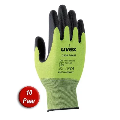 Produktbild von uvex Schnittschutzhandschuh C500 foam, Gr. 9