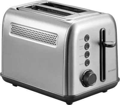 Produktbild von Buydeem DT620-SS, 2 Scheibe(n), Edelstahl, Edelstahl, Niveau, Drehregler, 900 W, 120 V