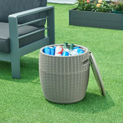 Produktbild von chladicí stolička 4 v 1 'Avetrana' 44 x Ø40 cm Světle hnědá