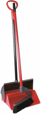 Produktbild von Rival 556-500 Combi-Kehrgarnitur mit langem Stiel, schwarz/rot (1 Set)
