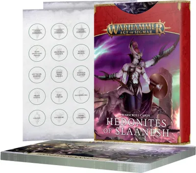 Produktbild von Hedonites Of Slaanesh: Warscroll Cards (german)