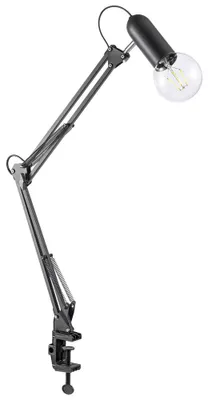 Produktbild von Klemmleuchte, verstellbar, schwarz, Höhe ca. 76 cm