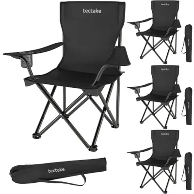 Produktbild von tectake® Set Campingstuhl Gil 80 x 48 x 84,5 cm