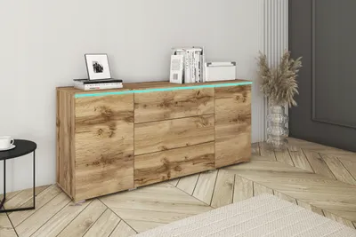 Obrázek produktu pro Kombinovaná komoda HERMINA 150 - dub wotan