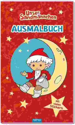 Produktbild von Trötsch Unser Sandmännchen Malbuch Ausmalbuch mit Stickern