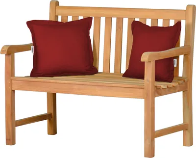 Produktbild von Dekokissen Garten Kissen rot, Outdoor Kissen als waschbares und UV-beständiges Garten Dekokissen