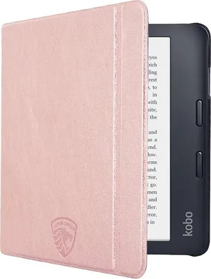 Image de Dutch Shield - Slimfit Case Housse pour Kobo Libra 2 Ebook - Housse à rabat Ereader Housse de protection Cover Slimfit Sleepcover, Rose