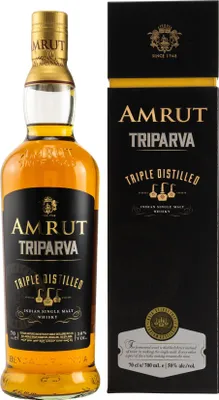 Produktbild von Amrut Triparva - Triple Distilled - Indian Single Malt Whisky