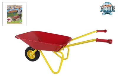 Obrázek produktu pro Dětské kolečko Kids Globe, červené/žluté, kovové kolečko, 5 kg, hračka