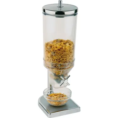 Produktbild von APS-Germany 11805, Dispensor, Rund, 4,5 l, Transparent, Edelstahl, Edelstahl, Silikon, Styrol-Acrylnitril (SAN), 215 mm