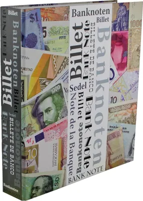 Produktbild von Banknotensammelalbum mit Ringbinder, 32,5 cm Breite, 6 cm Höhe