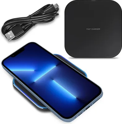 Produktbild von Wireless Qi Ladestation für Apple iPhone 17 16 16e Plus Air Pro Max Ladegerät