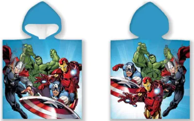Produktbild von Poncho Handtuch - 50 x 100 cm - Avengers ( 110065)