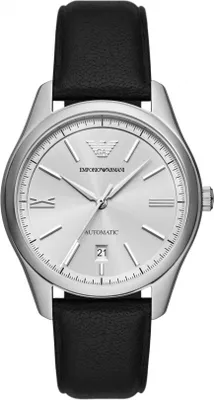 Produktbild von Herrenuhr EMPORIO ARMANI AR60077, klassisch schwarz.